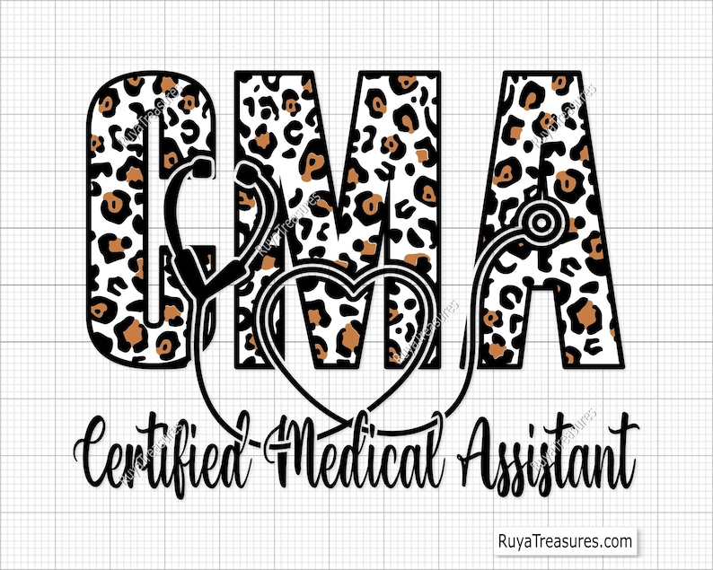 CMA Certified Medical Assistant Svg