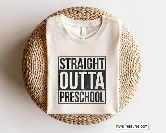 Straight Outta Preschool Kids Boys Girls Teacher T Shirt Straight Outta Preschool Kids Boys Girls Teacher T Shirt