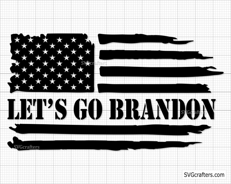 Let's Go Brandon Svg Png, Trump Svg Png, Conservative Anti Liberal Design, anti biden svg, team trump svg - Printable, Cricut & Silhouette 