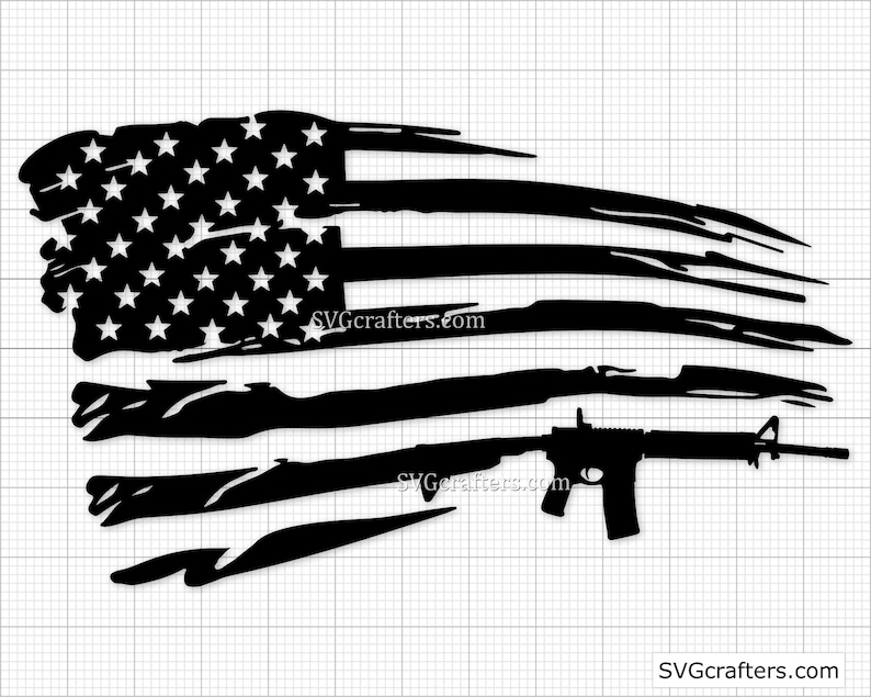 Download Gun Svg Rifle Svg Flag Vector Flag Svg M4 Svg 2a Ar15 Svg 2nd Amendment Flag Rifle Silhouette Clip Art Image Rifle Vector Materials Craft Supplies Tools Delage Com Br
