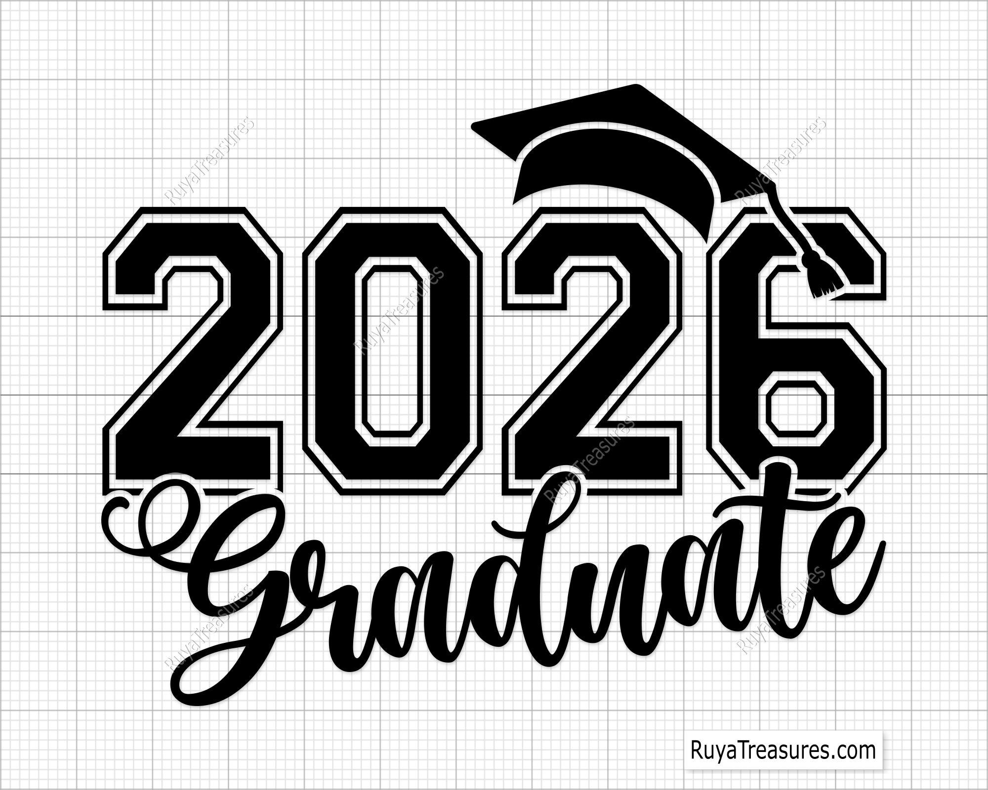 2026 Graduate Svg Png, Graduation Svg, Graduate Svg, Graduation 2026 ...