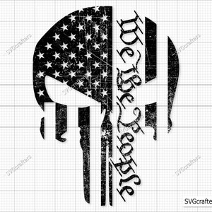 Punisher We The People PNG, Punisher PNG, Punisher skull Png, sugar skull Png, the punisher Png - Clipart, Printable, Sublimation files