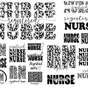 Nurse svg Bundle, Nurse Quotes svg, Stethoscope, Medical Svg, Registered Nurse Svg, School Nurse Svg - Printable, Cricut & Silhouette files