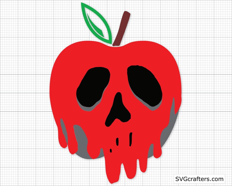 Download Printable Poison Apple Svg Cricut Silhouette Snow White Svg Home School Svg Teacher Svg Halloween Svg Poisoned Apple Svg Clip Art Art Collectibles Kientructhanhdat Com