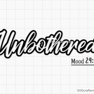 Unbothered svg, Black girl magic svg, Black lives matter svg, blm svg, black history svg, melanin svg - Printable, Cricut & Silhouette files
