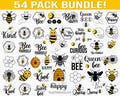 Bee Svg Bundle, Honey Bee Svg, Cute Bee Clipart, Bumblebee Svg, Bee Quotes Svg, Bee Lover Svg, Bee Gnome Svg, Bee Kind Svg, Bee Pun Svg