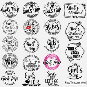 Girls Trip 2026 Svg