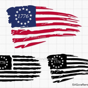 Betsy Ross svg, 1776 svg, Bandeira americana SVG, 4 de julho svg, patriótico svg, 2ª emenda svg, bandeira betsy ross - Imprimível, Cricut e Silhouette