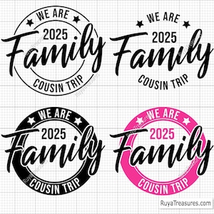 Warning Cousin Trip In Progress svg, Family trip svg, Family vacation svg, cruise svg, travel svg - Printable, Cricut & Silhouette files