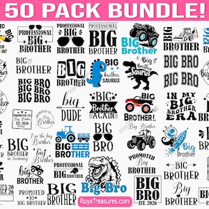 Paquete SVG de Hermano Mayor, SVG de Hermano Menor, SVG de Hermano Mayor, SVG de Hermano Menor, SVG de Camión Monstruo, SVG de Hermano Mayor, SVG de Hermano, SVG de Hermano, SVG de Jugador