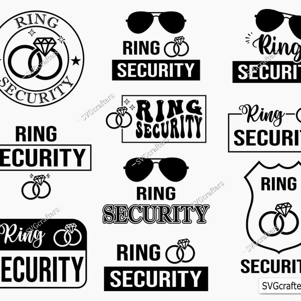 Ring Security Svg, bruiloft svg, bruidsfeest svg, Wedding Party Svg, Ring Bearer Pin Svg, Ring Bearer Svg, Ring Security Png, huwelijk svg