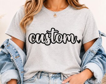 Custom Name Svg, Personalized Name Png, Custom Text Cut File, Create Your Own Name Design for Cricut, Shirt Decal and Gifts