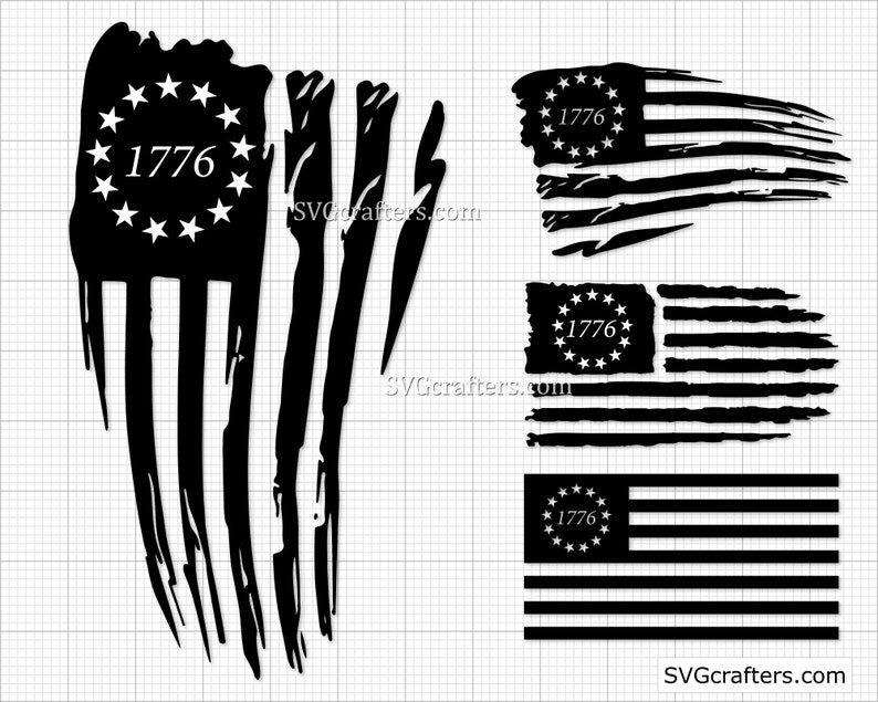 Betsy Ross svg, 1776 svg, American Flag SVG, 4th july svg, patriotic svg, 2nd amendment svg, betsy ross flag Printable, Cricut & Silhouette image 1