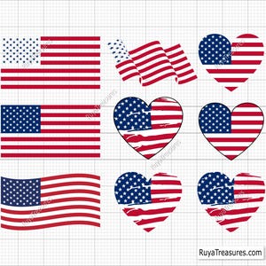 American Flag Svg, classic USA flag design with stars and stripes, ideal for patriotic crafters creating Independence Day shirts, decals, and USA pride projects