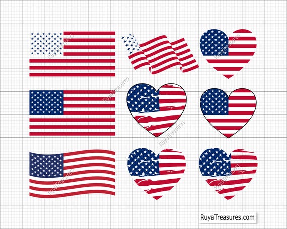 American Flag Svg, USA Flag Svg, Patriotic Flag Svg, 4th Of July Svg, Distressed American Flag Svg, Veteran Svg, USA Pride Svg