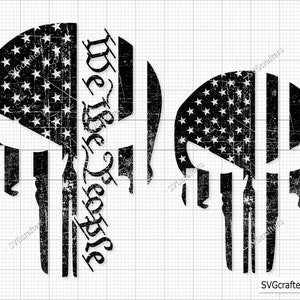 Punisher We The People PNG, Punisher PNG, Punisher skull Png, sugar skull Png, the punisher Png - Clipart, Printable, Sublimation files
