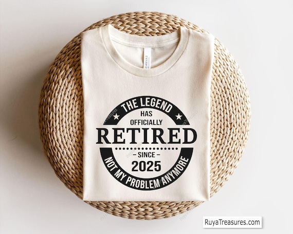 The Legend Has Retired Not My Problem Anymore - Personalized Shirt 2 600x