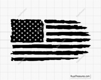 Distressed American Flag svg, American Distressed Flag svg, Usa Flag SVG, military svg, American Flag SVG, USA flag svg, flag svg, us flag