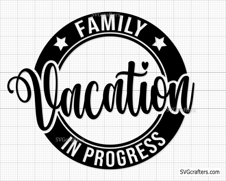 Family Vacation in Progress Svg Png Warning Svg Trip in - Etsy