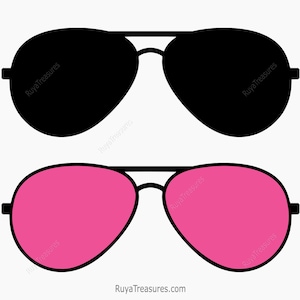 Aviator Sunglasses Svg, Cool Shades Svg, Retro Glasses Svg, Summer Vibes Svg, Pilot Sunglasses Svg, Vacation Svg, Beach Life Svg, Cricut Svg