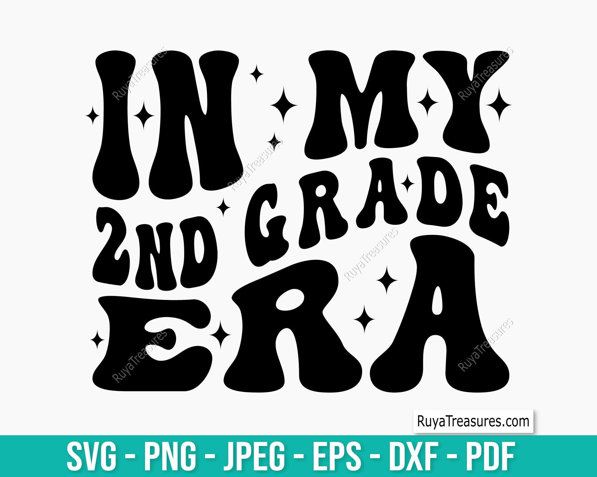 Grade 2 Vector 2nd Grade Svg Bundle, 2nd Grade Level Complete Svg, 2nd Grade Svg ...