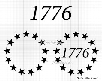 Svg Betsy Ross, 1776 svg, drapeau américain SVG, svg du 4 juillet, svg patriotique, 2e amendement svg, drapeau de Betsy ross - imprimable, Cricut & Silhouette