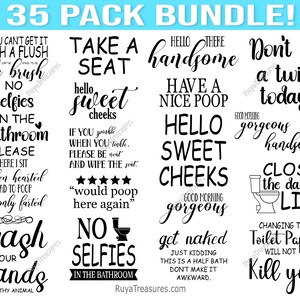 Bathroom Svg Bundle