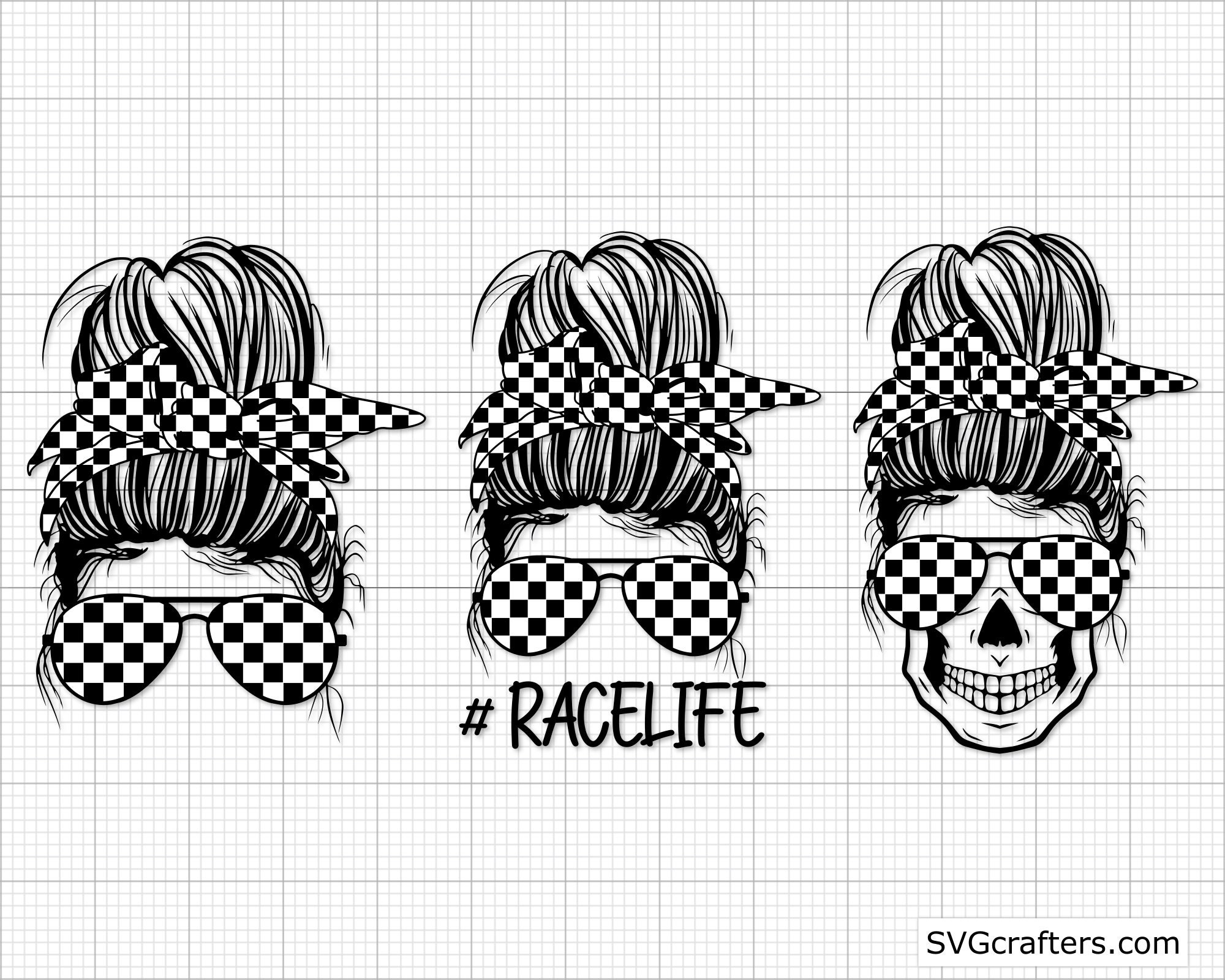 Free Free 158 Messy Bun Camping Life Svg SVG PNG EPS DXF File
