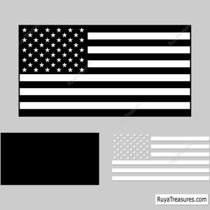 Distressed American Flag Svg