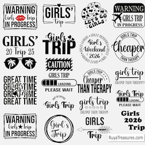 Girls Trip 2026 Svg