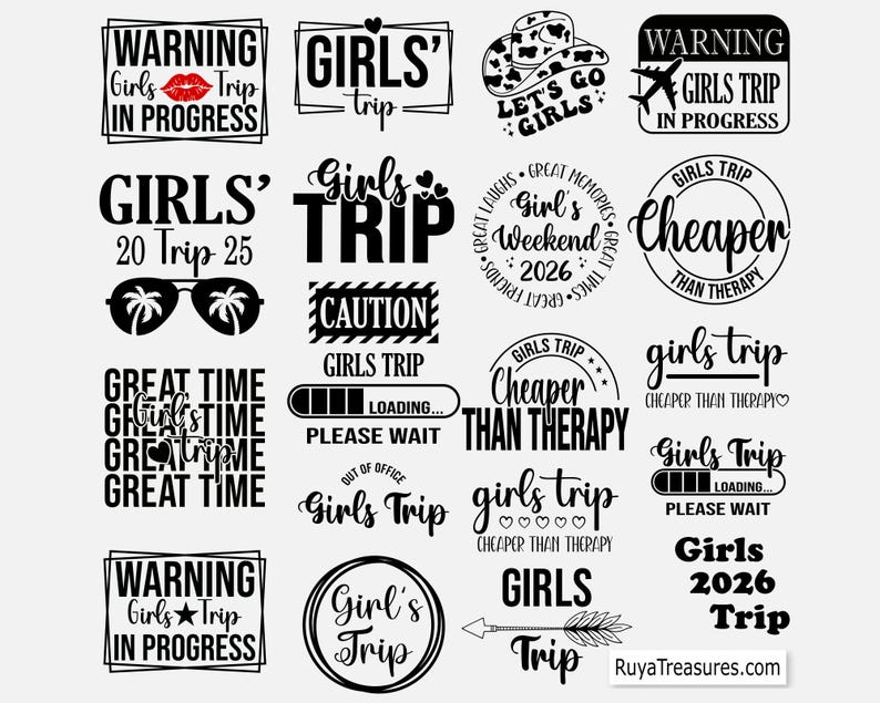 Girls Trip 2026 Svg