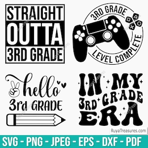 3e leerjaar niveau voltooid Svg, 3e leerjaar Svg, derde leerjaar Svg, terug naar school Svg, kleuterschool Svg, pre-K Svg, kleuterschool Svg, 3e leerjaar Png