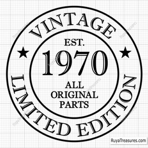 55th Birthday Svg, 55 and Fabulous Svg, Fifty Svg, Forty Svg, Sexy Birthday Svg, Hello 55 Svg, 1970 Svg - Printable, Cricut & Silhouette