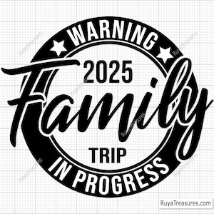 Aviso Viagem em família em andamento Svg, Viagem em família Svg, Férias em família Svg, Cruzeiro Svg, Cruzeiro Svg, Vibrações de verão Svg, Modo de férias Svg