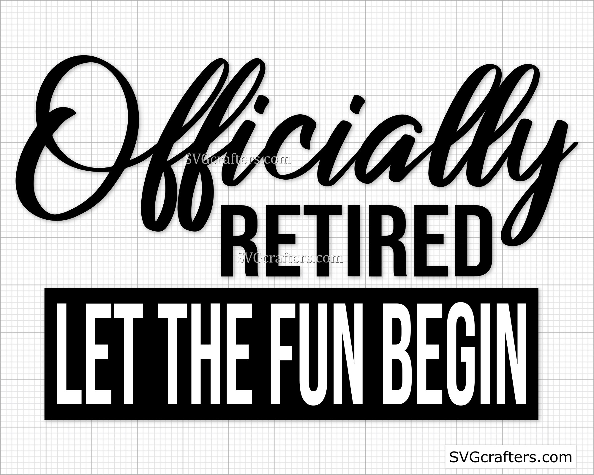 Officially Retired Svg Retirement Svg Retirement Svg Etsy UK