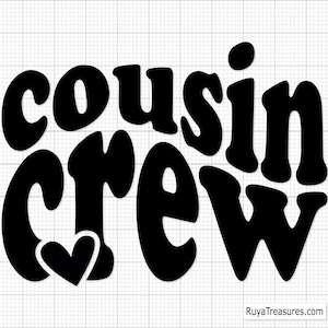 Cousin Crew Svg, Cousin Svg, Cousin Squad Svg, Cousin Trip Svg, Cousin Reunion Svg, Funny Cousin Svg, Family Vacation Svg, Group Shirt Svg
