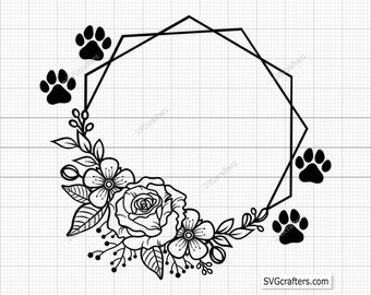 Paw Print svg, dog paw print svg, dog paw svg, paw svg, dog mom svg, puppy svg, dog paws svg, dog lover svg - Printable, Cricut & Silhouette