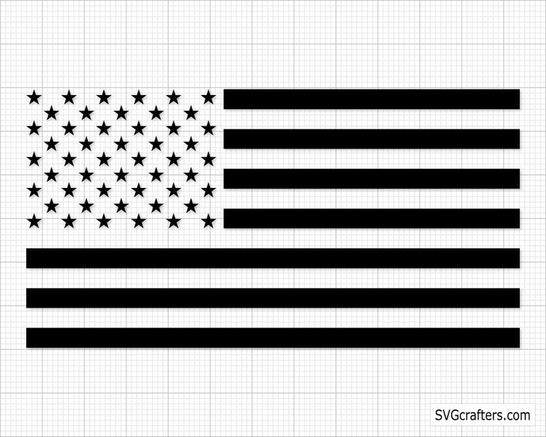 American Flag Svg 4th of July Svg Distressed Flag Svg - Etsy