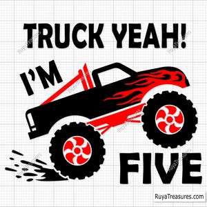 Camion ouais j'ai 6 ans Svg, camion ouais Svg, 6e anniversaire Svg Png, anniversaire garçon chemise Svg, sixième Svg, 6e anniversaire garçon Svg, Six ans Svg