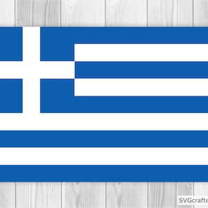 Drapeau de la Grèce svg, svg grec, drapeau de la Grèce couper fichier, clipart drapeau de la Grèce, vecteur de drapeau de la Grèce, drapeau grec svg - imprimable, Cricut & Silhouette