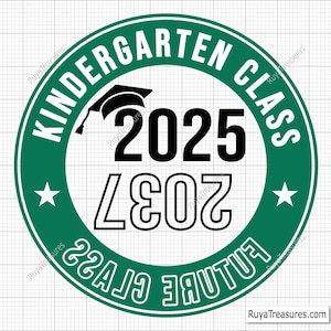 Jardim de infância Classe de 2037 Svg, Jardim de infância Formatura Svg, Jardim de infância Svg, Formatura Svg, Escola Svg, 1ª série Svg, Volta às aulas Svg