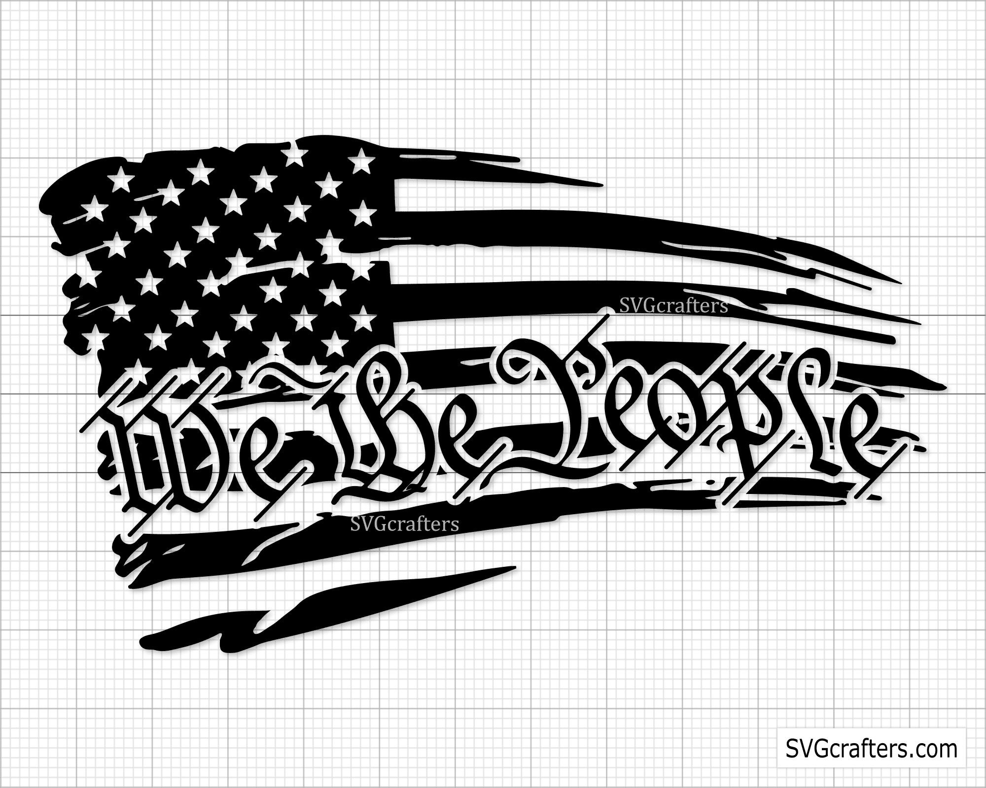 We The People Us Flag Svg American Flag Svg Patriotic Svg We The ...