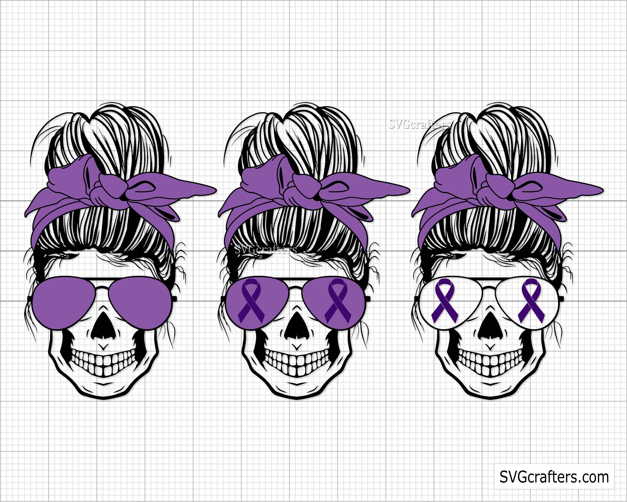 Paars Lint Alvleesklierkanker Digitaal Kanker Svg - Etsy Nederland