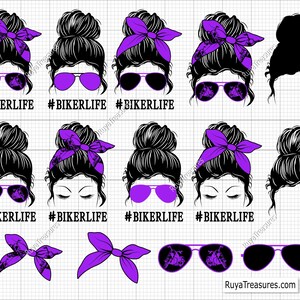 Motorcycle Life Svg, Purple Biker Life Svg, Motorcycle Svg, Biker Svg, Racing Svg, Motorcycle Png, Bike Svg - Printable, Cricut & Silhouette