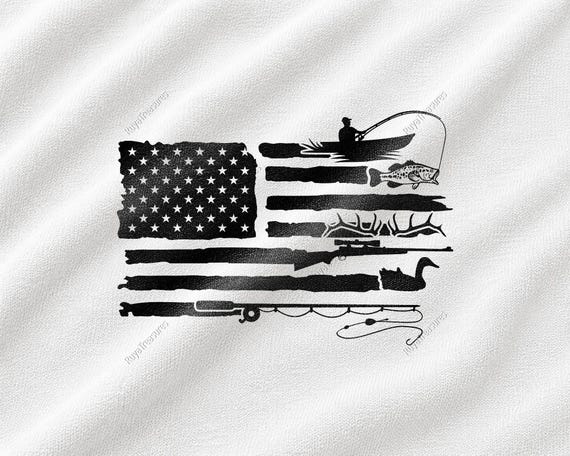 US Flag Fishing SVG, American Fisherman Flag Design, Patriotic Angler Png,  Bass Fishing Graphic, Outdoor Sportsman Cut File - Etsy