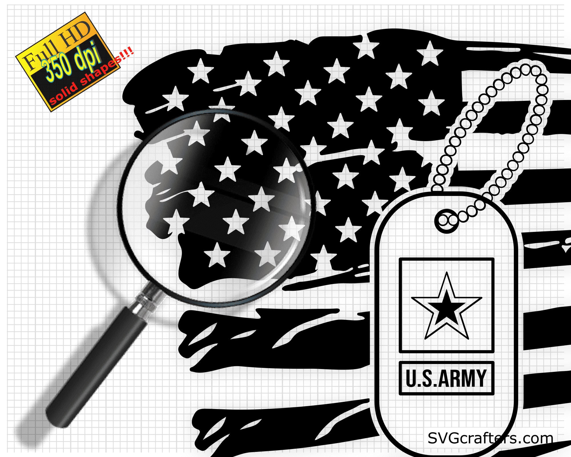 Army Dog Tag svg Military dog tags svg army svg marine svg Etsy