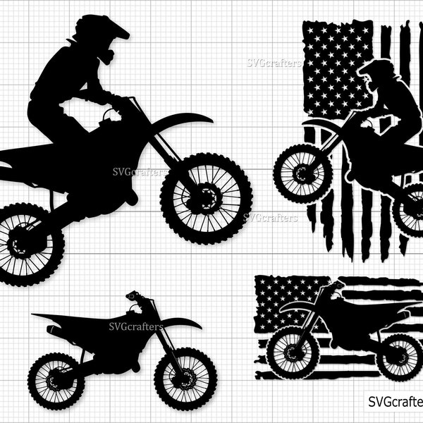 Motocross svg, Motorcycle svg, dirt bike svg, racing svg, biker svg, dirtbike svg, motor svg, motocross png - Printable, Cricut & Silhouette