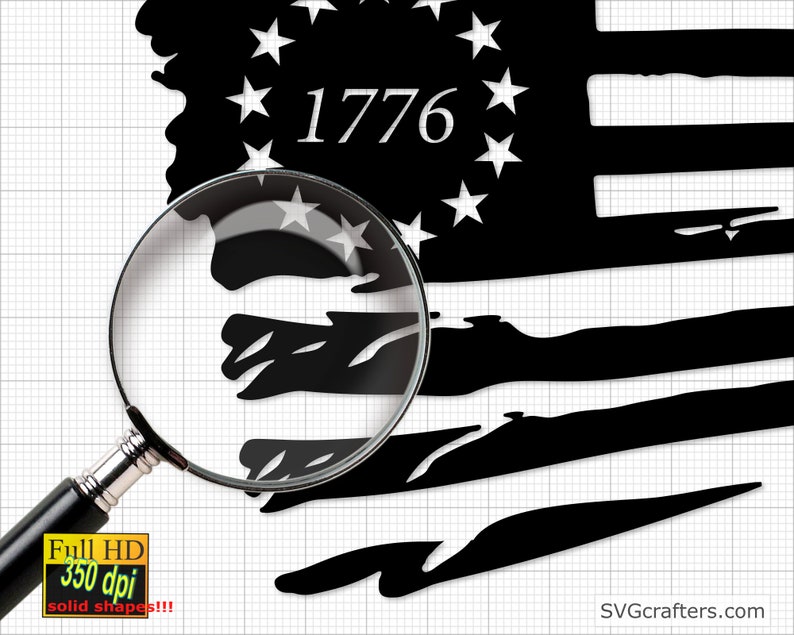 Betsy Ross svg, 1776 svg, American Flag SVG, 4th july svg, patriotic svg, 2nd amendment svg, betsy ross flag Printable, Cricut & Silhouette image 3