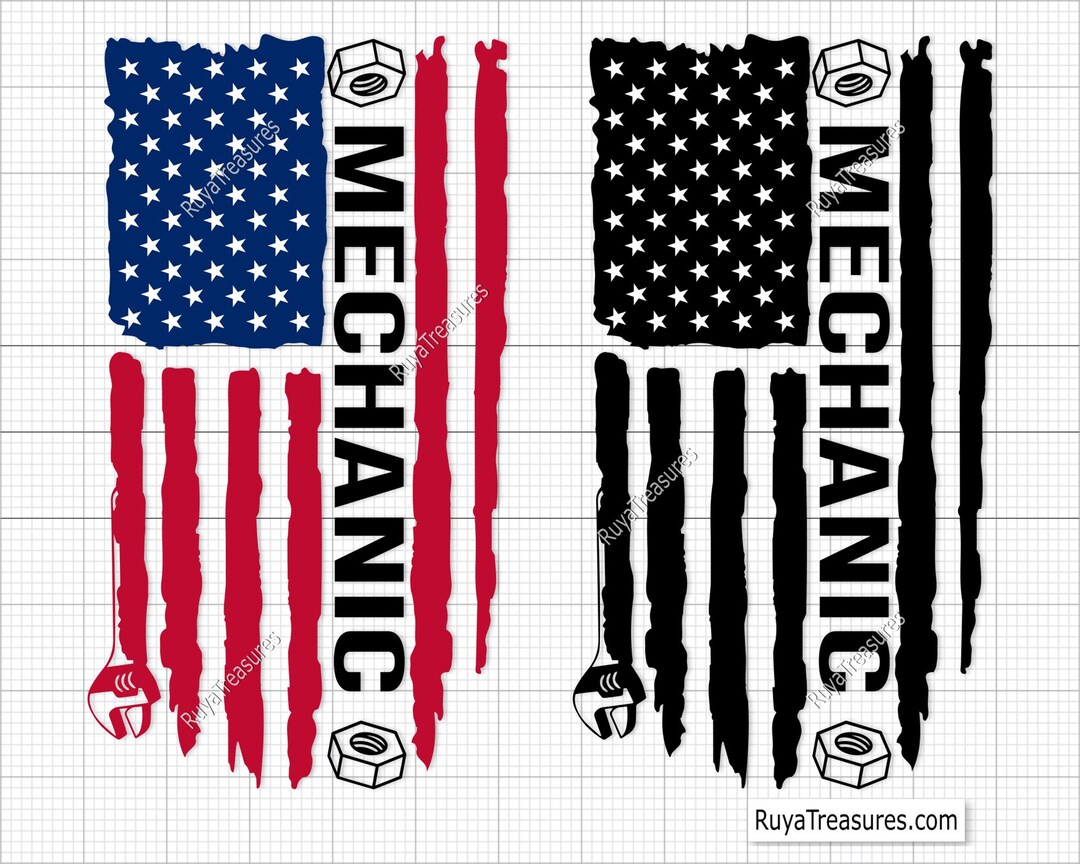 Funny Mechanic Flag Ceramic Mug – 11 Oz White Coffee Mug, Gift For Dad, Husband, Car Lovers, Dishwasher & Microwave Safe