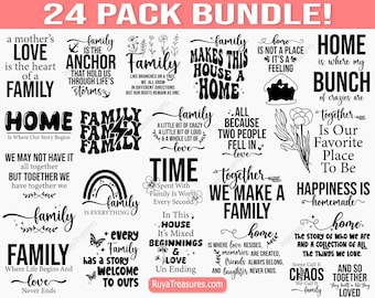 Family Quote Svg, Blessed Family Svg, Together We Have It All Svg, Love Makes A Family Svg, Home Quote Svg, Family Saying Svg, Farmhouse Svg